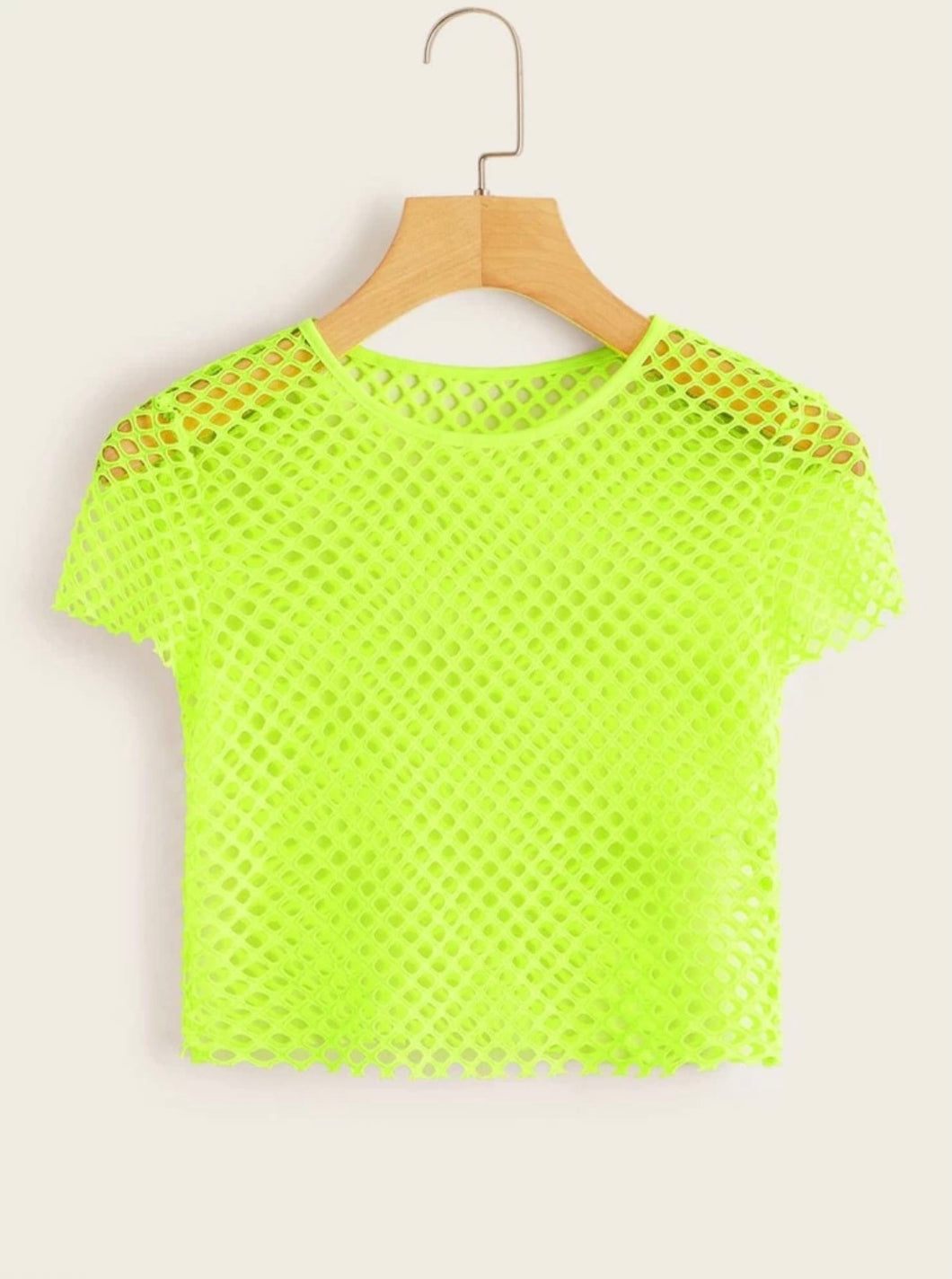 Neon Lime Crop Top